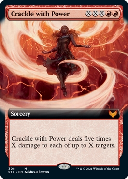 Crackle with Power Strixhaven- School of Mages Bordless